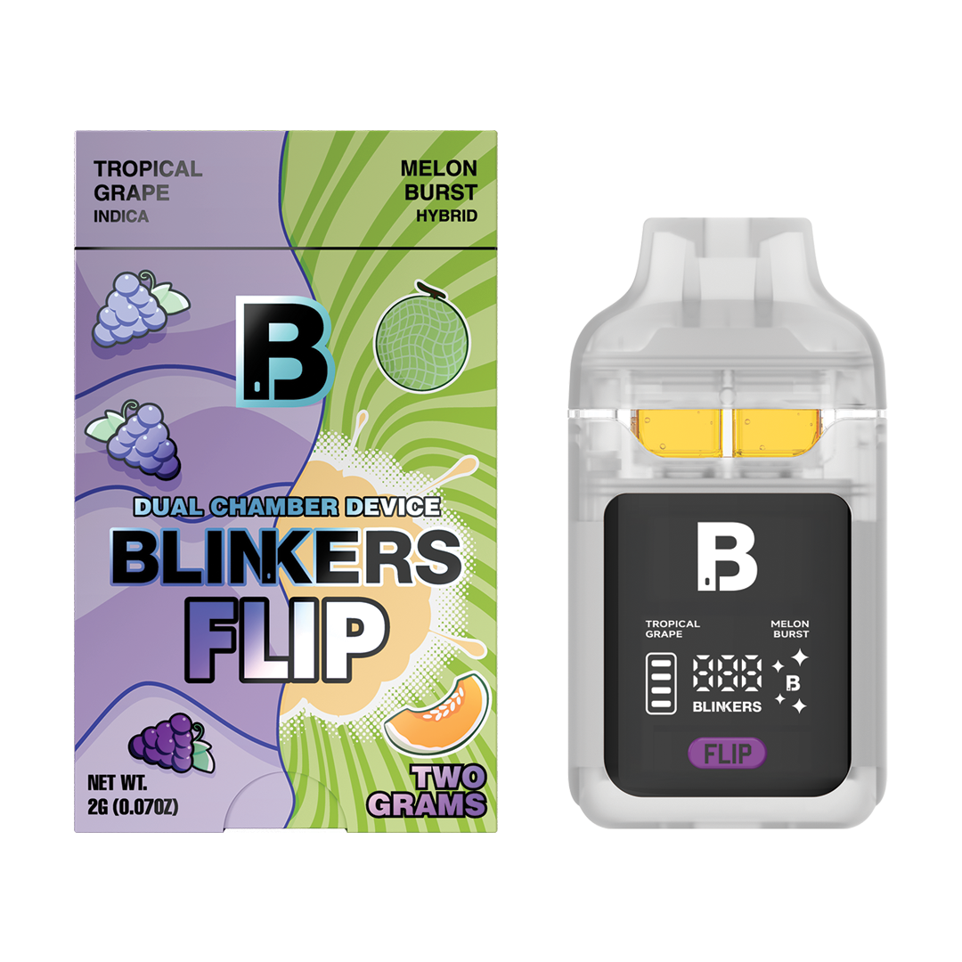 Tropical Grape & Melon Burst Blinkers Disposable Tropical Grape & Melon Burst Blinkers Disposable
